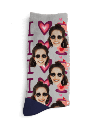 Personalizované ponožky - Ja ❤️ kávu