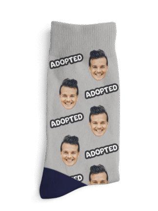 Personalizované ponožky - Adoptované