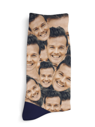 Personalizované ponožky - Sieťka na tvár