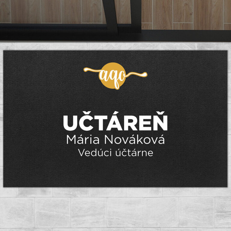 Personalizovaná rohožka - Profesionálny vchod