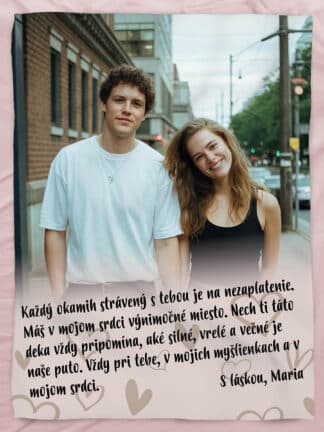 Personalizovaná deka - Vždy pri tebe