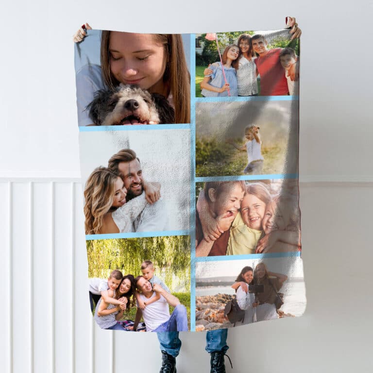 Personalizovaná deka s kolážou