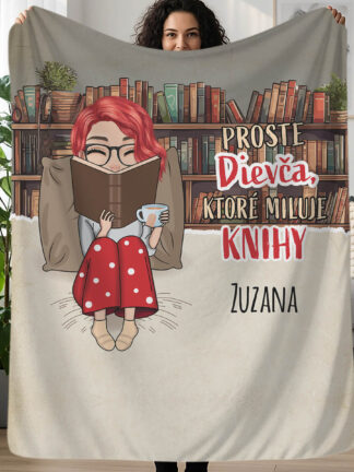 Personalizovaná deka pre knihomoľov