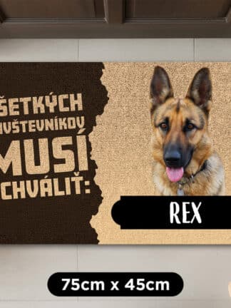 Personalizovaná rohožka – Návštevníci musia byť schválení