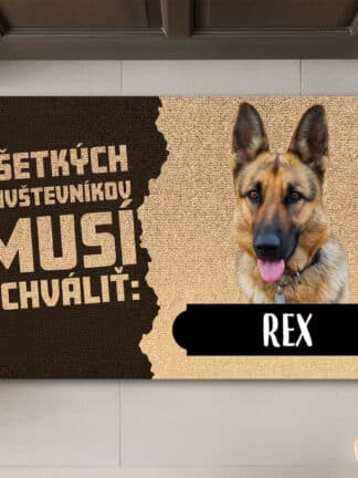 Personalizovaná rohožka – Návštevníci musia byť schválení