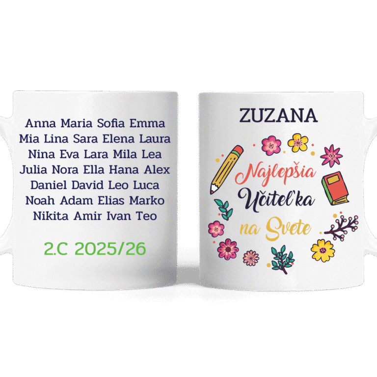 Personalizovaný hrnček - Najlepšia učiteľka na svete