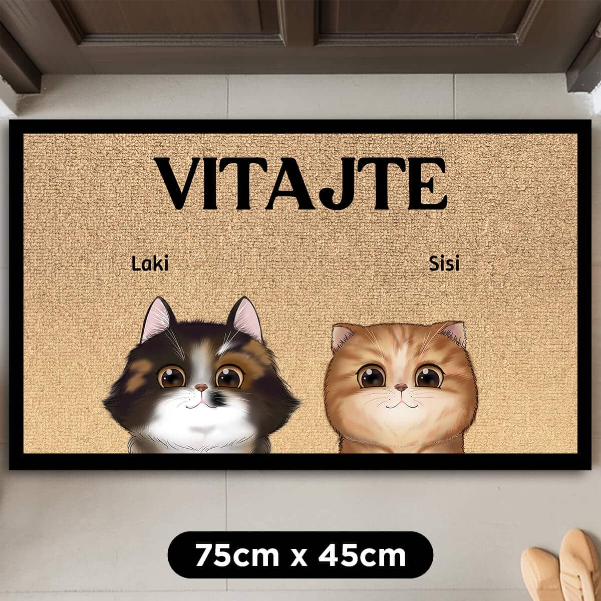 Personalizovaná rohožka - Vitajte, poddaní