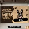 Personalizovaná rohožka – Návštevníci musia byť schválení