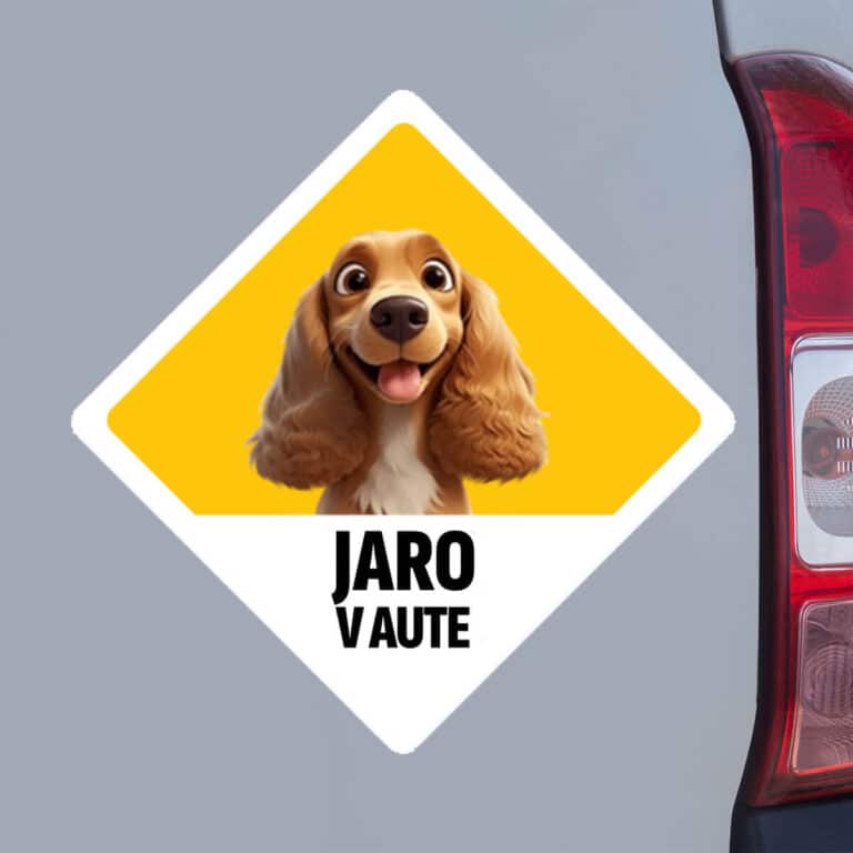 Personalizovaná nálepka s tvojím psíkom