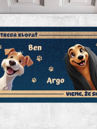 Personalizovaná rohožka - Netreba klopať