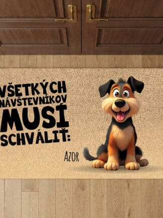 Personalizovaná rohožka - Všetkých návštevníkov musi schváliť