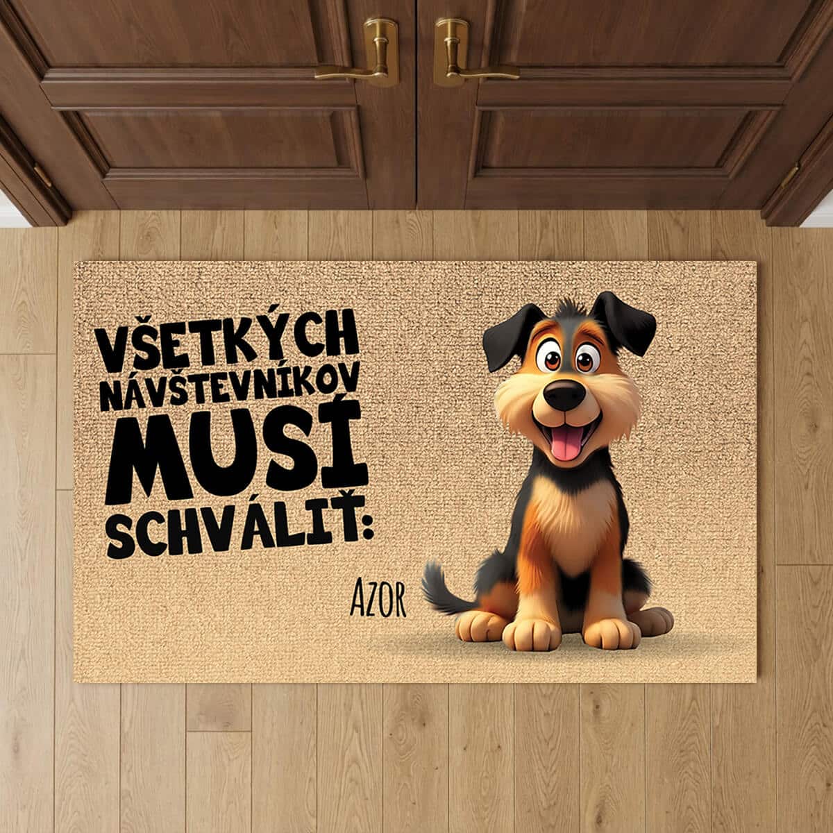 Personalizovaná rohožka - Všetkých návštevníkov musi schváliť
