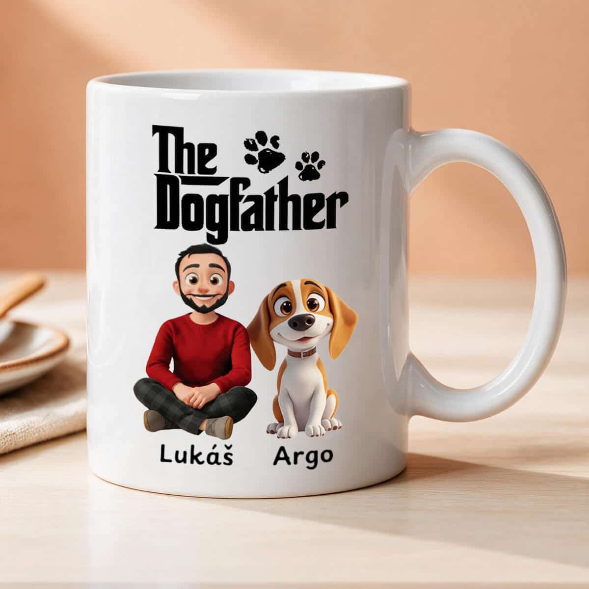 Personalizovaný hrnček - The Dogfather