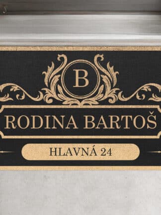 Personalizovaná rohožka s vaším priezviskom