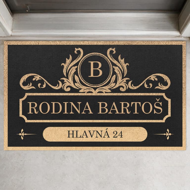 Personalizovaná rohožka s vaším priezviskom