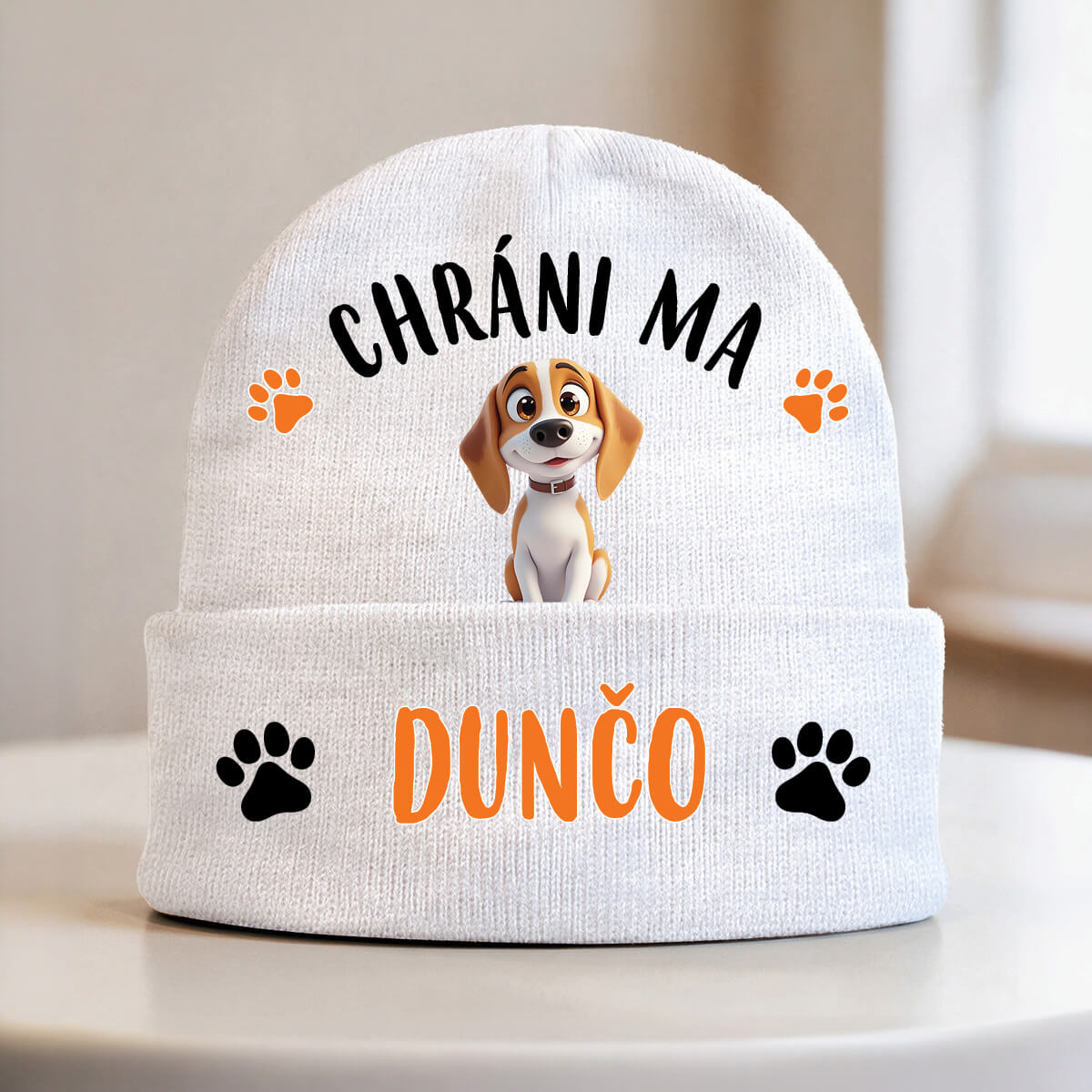 Personalizovaná zimná čiapka - Chráni ma