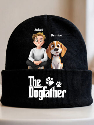 Personalizovaná zimná čiapka – The Dogfather