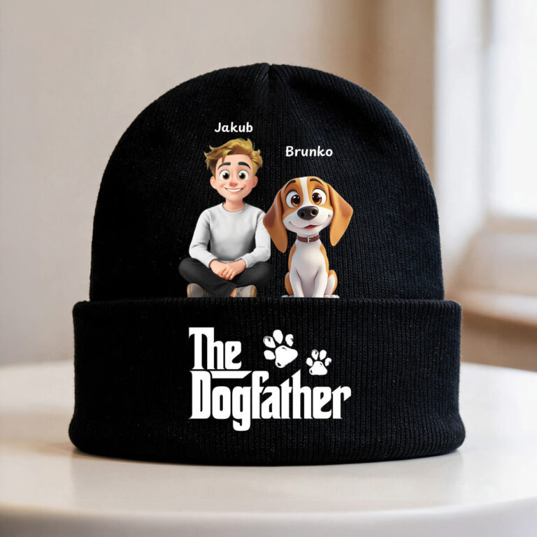 Personalizovaná zimná čiapka – The Dogfather